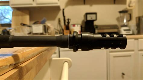 Heat-treated, and black oxide. . Muzzle device torque wrench